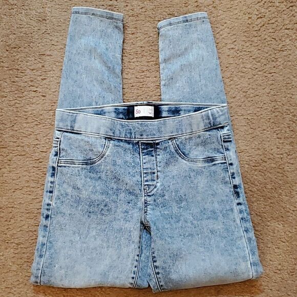 Girls SO® Mid-Rise Ultimate Jeggings Size 14 - Picture 5 of 8